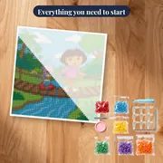 Dora and Boots Crossing the Rope Bridge – kit ready to start