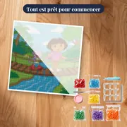 Dora et Babouche sur le pont suspendu – kit prêt à commencer