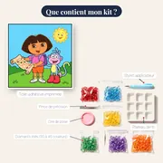 Dora et Babouche sur la colline ensoleillée – contenu du kit