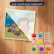 Dora et Babouche avec une étoile de mer – kit prêt à commencer