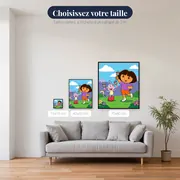 Dora et Babouche jouant des maracas – tailles disponibles