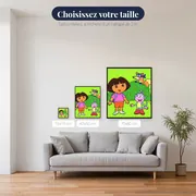 Dora, Babouche et Chipeur dans la jungle – tailles disponibles