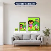 Dora Boots e Swiper nel cespuglio – misure disponibili