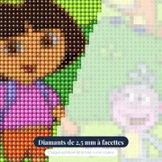 Dora, Babouche et Chipeur dans la jungle – gros plan des diamants