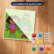Dora Boots and Swiper Hiding Behind Bush – kit ready to start