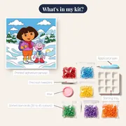 Dora and Boots in the Snowy Mountains – kit contents