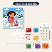 Dora et Babouche dans les montagnes enneigées – contenu du kit