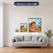 Dora et Babouche sur le navire pirate – tailles disponibles
