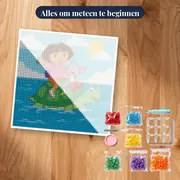Dora en Boots op een groene zeeschildpad – pakket klaar om te beginnen