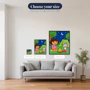 Dora and Boots Camping Under the Stars – available sizes