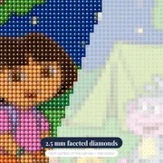Dora and Boots Camping Under the Stars – diamond close-up