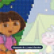 Dora et Babouche en camping sous les étoiles – gros plan des diamants