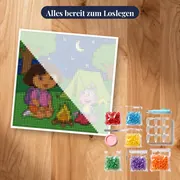 Dora und Boots beim Zelten unter Sternen – Set bereit zum Loslegen
