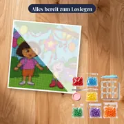 Dora und Boots feiern eine bunte Geburtstagsparty – Set bereit zum Loslegen
