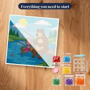 Masha and the Bear Fishing on a Sunny Lake – kit ready to start