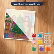 Masha and the Bear Decorating a Christmas Tree – kit ready to start