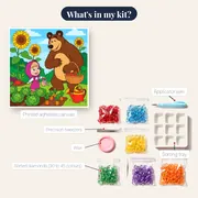 Masha and the Bear Garden Vegetables – kit contents