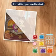Reading by the Fireplace with Masha and the Bear – kit ready to start
