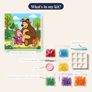 Masha and the Bear Forest Friends – kit contents