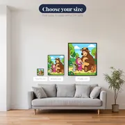 Masha and the Bear Forest Friends – available sizes