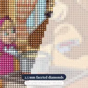 Masha and the Bear Cooking Porridge – diamond close-up