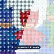 Catboy Owlette and Gekko on the Rooftops – diamond close-up