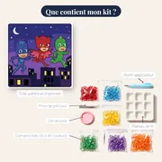 Yoyo Bibou et Gluglu en pleine course nocturne – contenu du kit