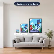 Yoyo Bibou et Gluglu sur le toit – tailles disponibles