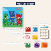 Catboy Owlette Gekko and PJ Robot Team Pose – kit contents