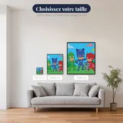 Yoyo Bibou Gluglu et le robot en pose – tailles disponibles