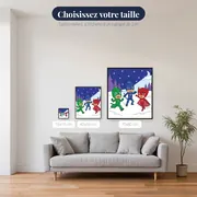 Yoyo Bibou et Gluglu dans la neige – tailles disponibles