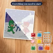 Catboy Owlette and Gekko Running in the Snow – kit ready to start