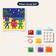 Catboy Owlette and Gekko at the Beach Under Stars – kit contents