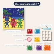 Yoyo Bibou et Gluglu à la plage étoilée – contenu du kit