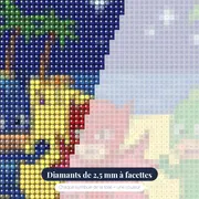 Yoyo Bibou et Gluglu à la plage étoilée – gros plan des diamants