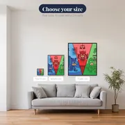Catboy Owlette and Gekko Playing in Bedrooms – available sizes