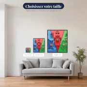 Yoyo Bibou et Gluglu dans leurs chambres – tailles disponibles