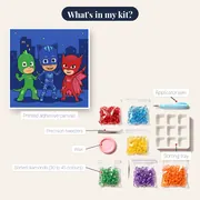 Catboy Owlette and Gekko City Skyline Heroes – kit contents