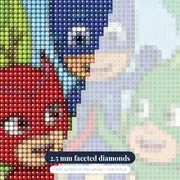 Catboy Owlette and Gekko High Five Celebration – diamond close-up