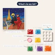 Ladybug and Cat Noir on Paris Rooftops – kit contents