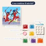 Ladybug e Chat Noir sui tetti urbani – contenuto del kit