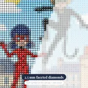 Ladybug and Cat Noir Balancing on a Rooftop – diamond close-up