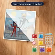 Ladybug and Cat Noir Balancing on a Rooftop – kit ready to start