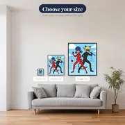 Ladybug and Cat Noir Back to Back – available sizes