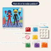 Ladybug en Cat Noir met Tikki en Plagg – inhoud van het pakket