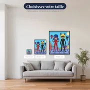 Ladybug et Chat Noir sur les toits – tailles disponibles