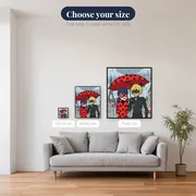 Ladybug and Cat Noir Under Paris Rain – available sizes