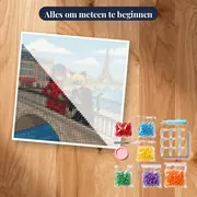 Ladybug en Cat Noir op de brug – pakket klaar om te beginnen