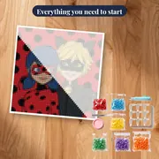 Ladybug and Cat Noir Hero Portrait – kit ready to start