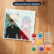 Chat Noir e Ladybug con Impronte Verdi – kit pronto per iniziare
